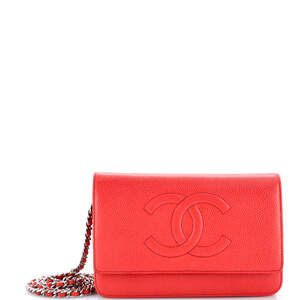 Chanel Timeless Wallet On Chain Caviar #205875C16B
